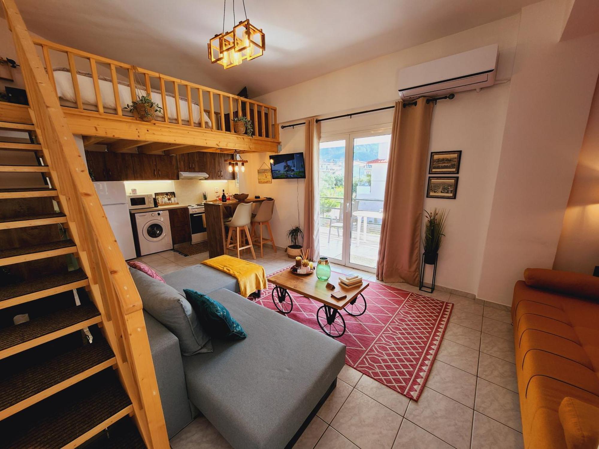 Luxury Loft Apartment Vivian Patras Eksteriør billede